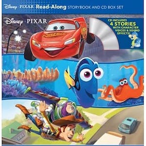 Disney Pixar Read-Along Storybook and CD Box Set (4平裝+1CD)