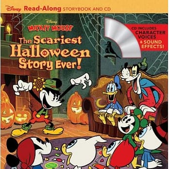 Disney Mickey Mouse: The Scariest Halloween Story Ever! Read-Along Storybook and CD