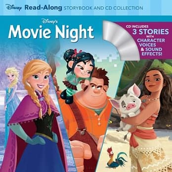 Disney's Movie Night Read-Along Storybook and CD